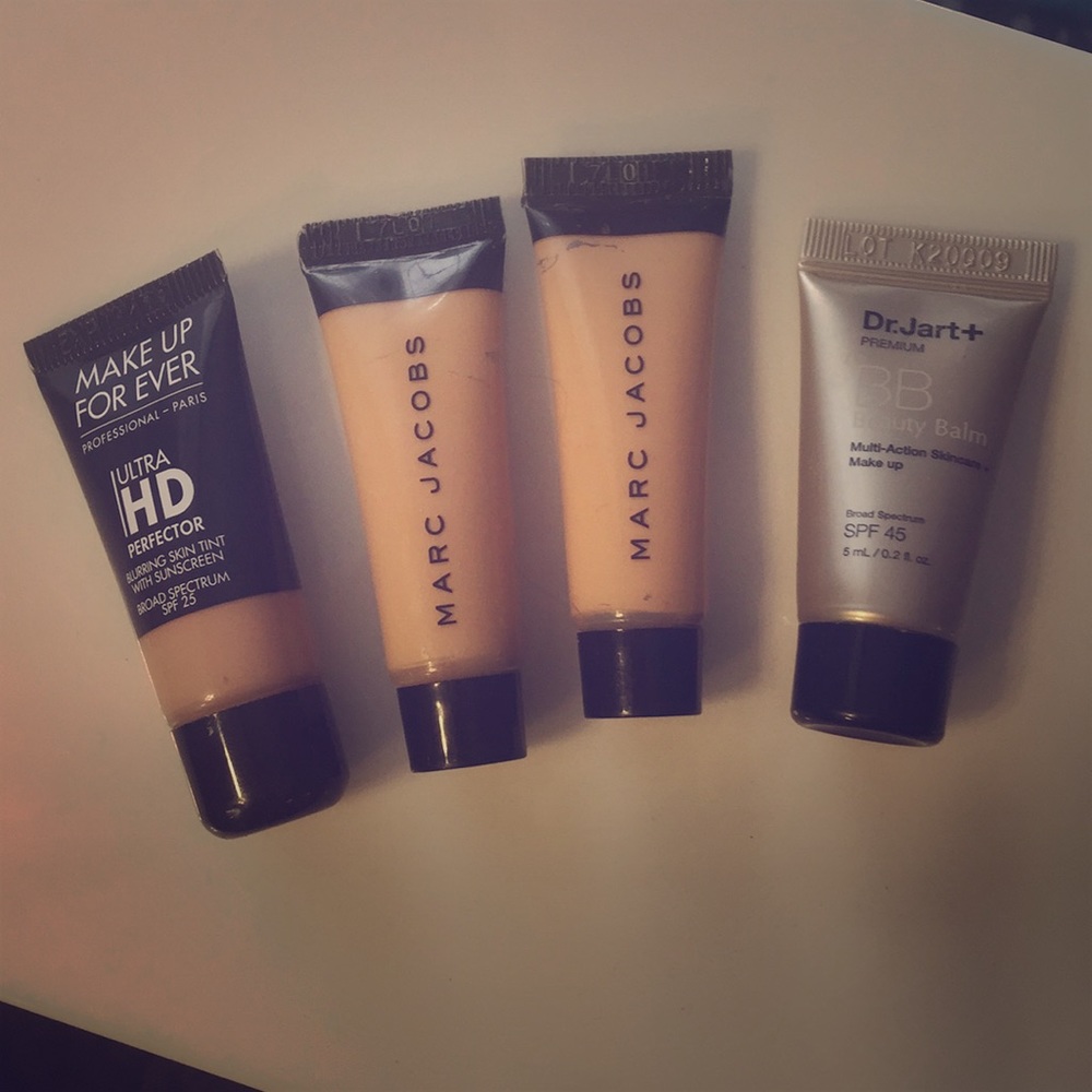 Lot of 4 sample foundations